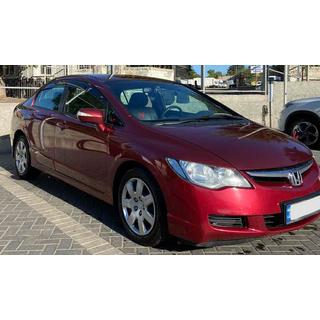 Deflettori Finestrini (4 pz, Sunplex Sport) Honda Civic Sedan VIII 2006-2011 foto 4