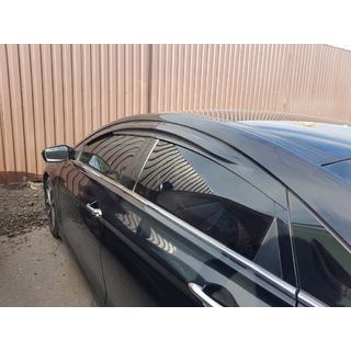 Deflettori Finestrini (4 pz, Sunplex Sport) Hyundai Sonata YF 2010-2014 foto 1