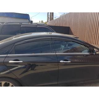 Deflettori Finestrini (4 pz, Sunplex Sport) Hyundai Sonata YF 2010-2014 foto 2
