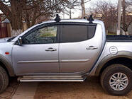 Mitsubishi L200 2006-2015 Deflettori Finestrini (4 pz, Sunplex Sport) foto 1