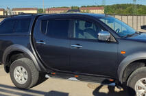 Mitsubishi L200 2006-2015 Deflettori Finestrini (4 pz, Sunplex Sport) foto 3