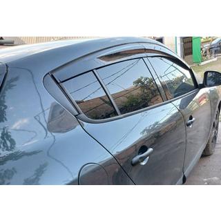 Deflettori Finestrini HB (4 pz, Sunplex Sport) Renault Megane III 2009-2016 foto 3