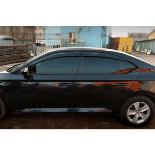 Deflettori Finestrini SD (4 pz, Sunplex Sport) Skoda Superb 2015-2024 foto 2