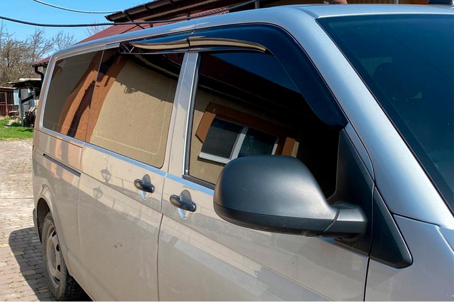 Volkswagen T6 2015-2024 Deflettori Finestrini (4 pz, Sunplex Sport) Foto 17