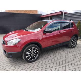 Deflettori Finestrini con Modanatura Cromata (4 pz, Sunplex Chrome) Nissan Qashqai 2010-2014 foto 4
