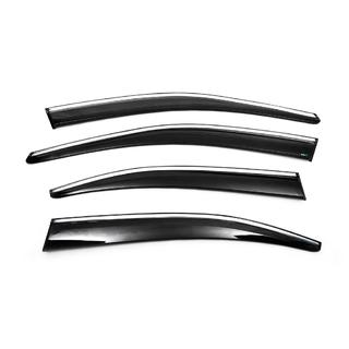 Deflettori Finestrini con Modanatura Cromata Liftback (4 pz, Sunplex Chrome) foto 1