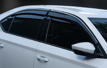 Skoda Superb 2015-2024 Deflettori Finestrini con Modanatura Cromata SD (4 pz, Sunplex Chrome) foto 1