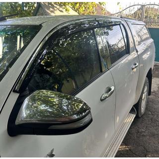 Deflettori Finestrini con Modanatura Cromata (4 pz, Sunplex Chrome) foto 3