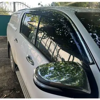 Deflettori Finestrini con Modanatura Cromata (4 pz, Sunplex Chrome) foto 4