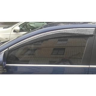 Deflettori Finestrini con Modanatura Cromata SD (4pz, EU, Sunplex Chrome) Volkswagen Passat B7 2012-2015 foto 2