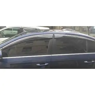Deflettori Finestrini con Modanatura Cromata SD (4pz, EU, Sunplex Chrome) foto 4