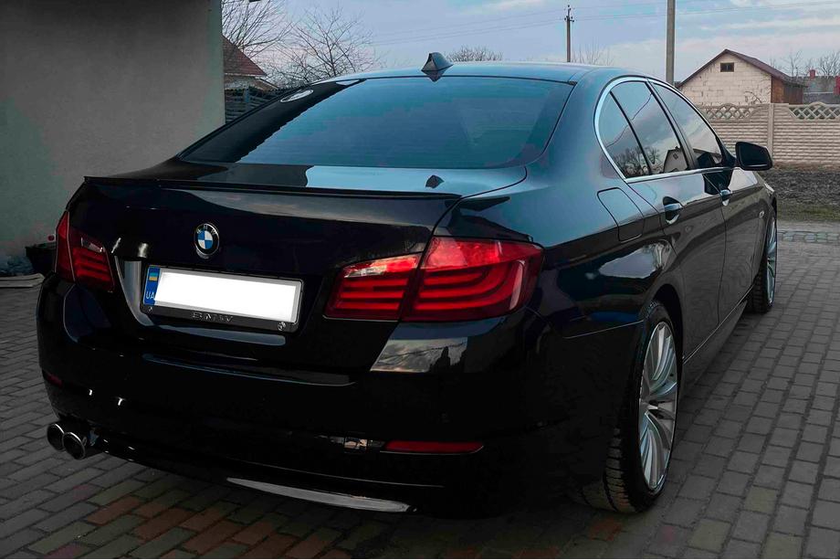 BMW 5 Series F10/F11 2010–2016 Spoiler Lip Sunplex (per F10, nero) Foto 5