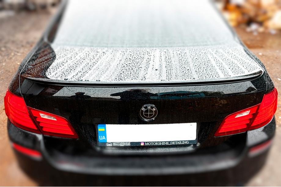 BMW 5 Series F10/F11 2010–2016 Spoiler Lip Sunplex (per F10, nero) Foto 16