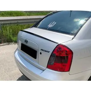 Spoiler LIP (Sunplex, nero) (115,8cm x 6,3cm) Hyundai Accent 2006-2010 foto 1