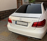 Mercedes E-class W212 2009-2016 Spoiler Lip (Sunplex, Nero) (130,5cm x 5,8cm) foto 2