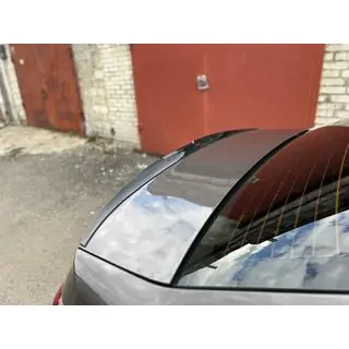 Spoiler Lip (Sunplex, nero) (118,5cm x 5,5cm) Peugeot 301 2012- foto 1