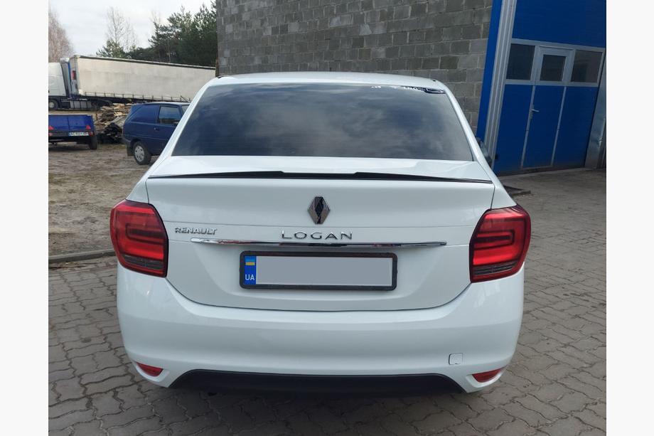 Renault Logan II 2013-2022 Spoiler Lip (Sunplex, nero) (118,5cm x 5,5cm) Image