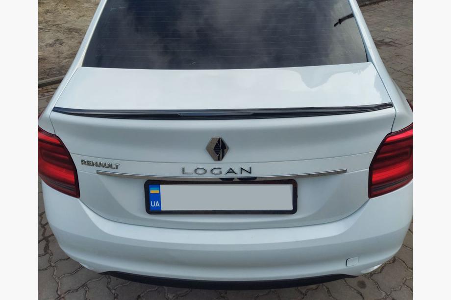 Dacia Logan II 2013-2022 Spoiler Lip (Sunplex, nero) (118,5cm x 5,5cm) Image