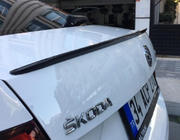 Skoda Octavia III A7 2013-2019 Spoiler Lip (Sunplex, nero) (115,4cm *6cm) foto 1