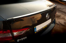 Skoda Superb 2015-2024 Spoiler Lip (Sunplex, nero) (119,2cm*7,3cm) foto 2