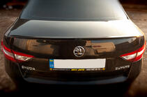 Skoda Superb 2015-2024 Spoiler Lip (Sunplex, nero) (119,2cm*7,3cm) foto 3