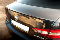 Skoda Superb 2015-2024 Spoiler Lip (Sunplex, nero) (119,2cm*7,3cm) foto 1