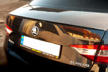 Skoda Superb 2015-2024 Spoiler Lip (Sunplex, nero) (119,2cm*7,3cm) foto 4
