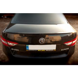 Spoiler Lip (Sunplex, nero) (119,2cm*7,3cm) Skoda Superb 2015-2024 foto 3