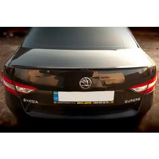Spoiler Lip (Sunplex, nero) (119,2cm*7,3cm) Skoda Superb 2015-2024 foto 3