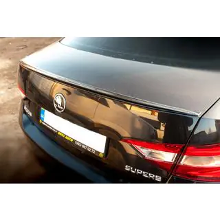 Spoiler Lip (Sunplex, nero) (119,2cm*7,3cm) Skoda Superb 2015-2024 foto 1