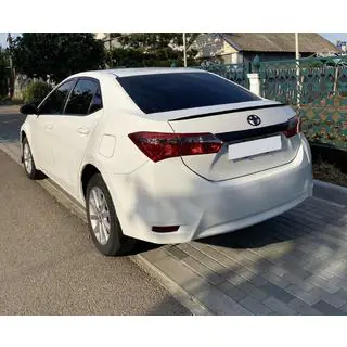 Spoiler Lip (Sunplex, nero) (118cm *6,4cm) Toyota Corolla 2013-2019 foto 1