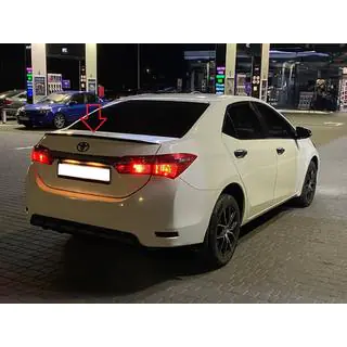 Spoiler Lip (Sunplex, nero) (118cm *6,4cm) Toyota Corolla 2013-2019 foto 4