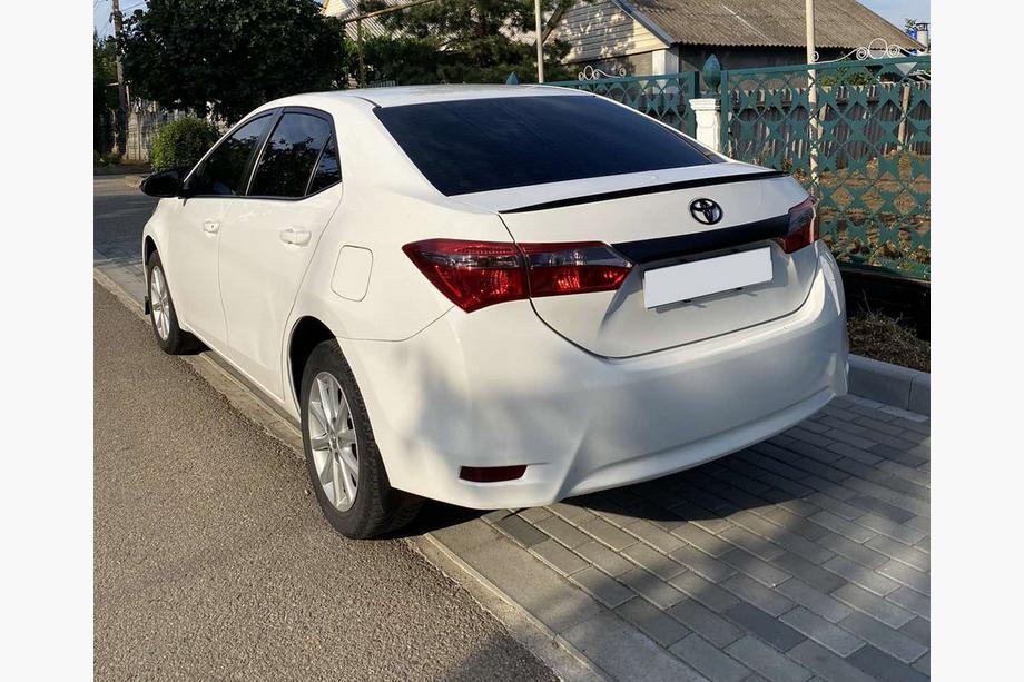 Toyota Corolla 2013-2019 Spoiler Lip (Sunplex, nero) (118cm *6,4cm) Image