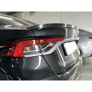 Spoiler Lip (Sunplex, nero) (117,9cm * 5,5cm) Toyota Corolla 2019- foto 4