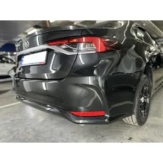 Spoiler Lip (Sunplex, nero) (117,9cm * 5,5cm) Toyota Corolla 2019- foto 3