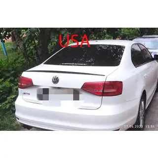 Spoiler LIP (Sunplex, nero) (115,8cm x 6,3cm) Volkswagen Jetta 2011-2018 foto 2