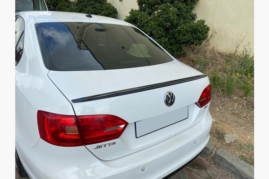 Volkswagen Jetta 2011-2018 Spoiler LIP (Sunplex, nero) (115,8cm x 6,3cm) Image