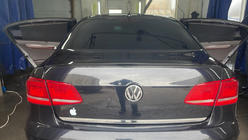 Volkswagen Passat B7 2012-2015 Spoiler Lip (Sunplex, nero, per EU) (115,8cm x 6,3cm) foto 6