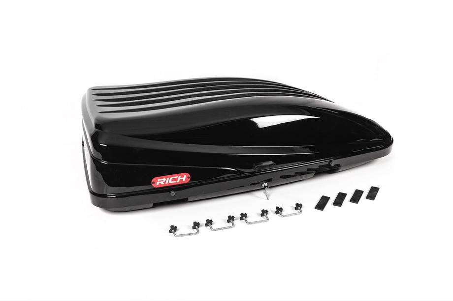 Box da Tetto RICH Nero Lucido (390 L) Foto 4