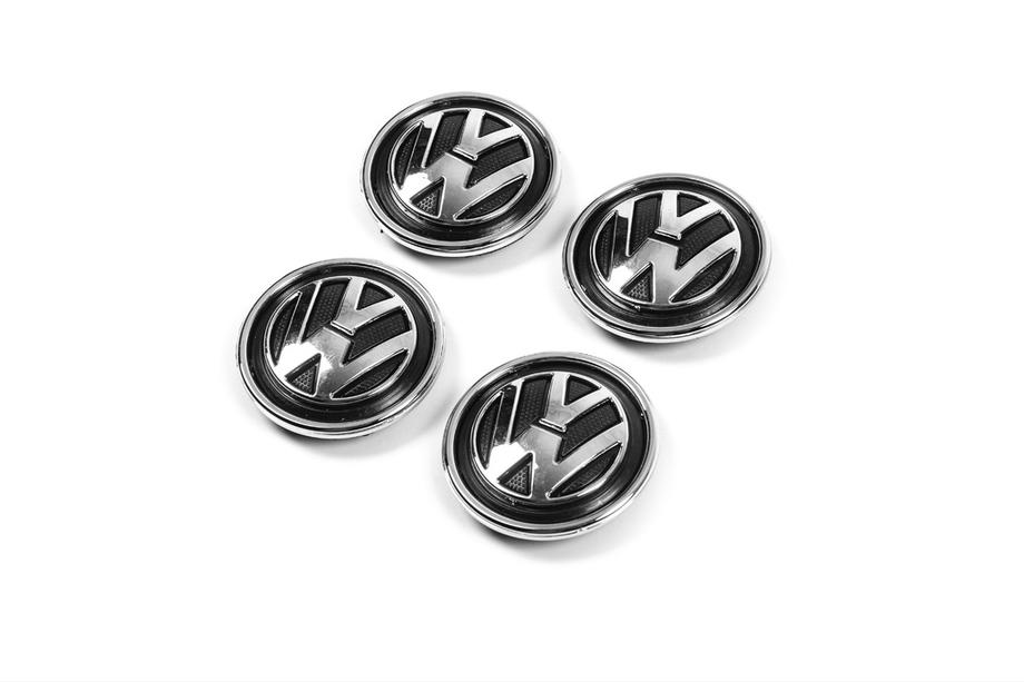 Volkswagen Copri mozzo ruota V2 (4 pz) 65/55.5mm Foto 2