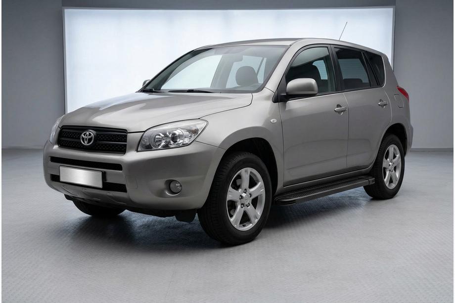 Toyota Rav 4 2006-2013 Pedane Laterali Maya V2 Nero (2 pz, Alluminio) Foto 1