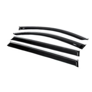 Deflettori finestrini con modanatura cromata Allspace LWB (4 pz, HIC) foto 2