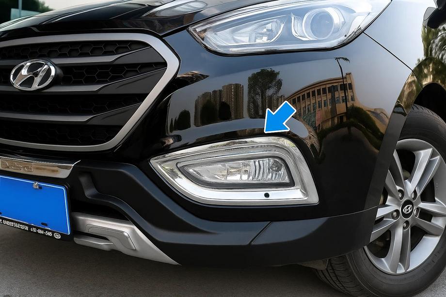 Hyundai IX-35 2010-2015 Coperture fari fendinebbia per versione cinese (2 pz) Image