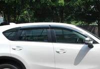 Mazda CX-5 2012-2017 Deflettori finestrini cromati (4 pz, Libao) foto 4