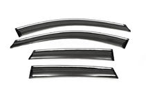 Mazda CX-5 2012-2017 Deflettori finestrini cromati (4 pz, Libao) foto 3
