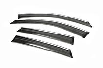 Mazda CX-5 2012-2017 Deflettori finestrini cromati (4 pz, Libao) foto 2