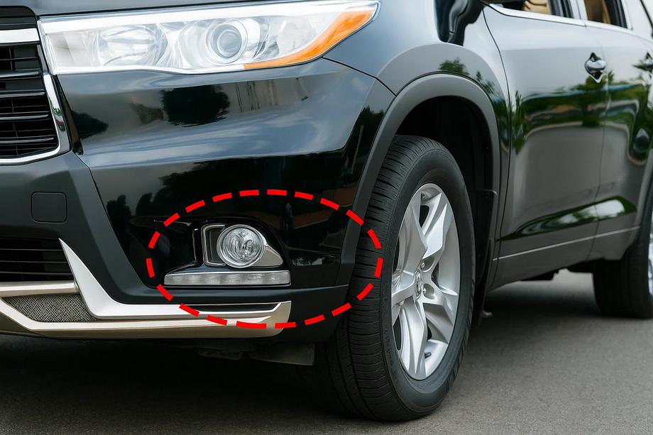 Toyota Highlander 2013-2019 Coperture fari fendinebbia Libao (2013-2016 ABS) Image