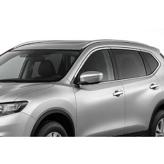 Mancorrenti tetto integrati grigi OEM (per X-trail, alluminio, installazione con adesivo) foto 1