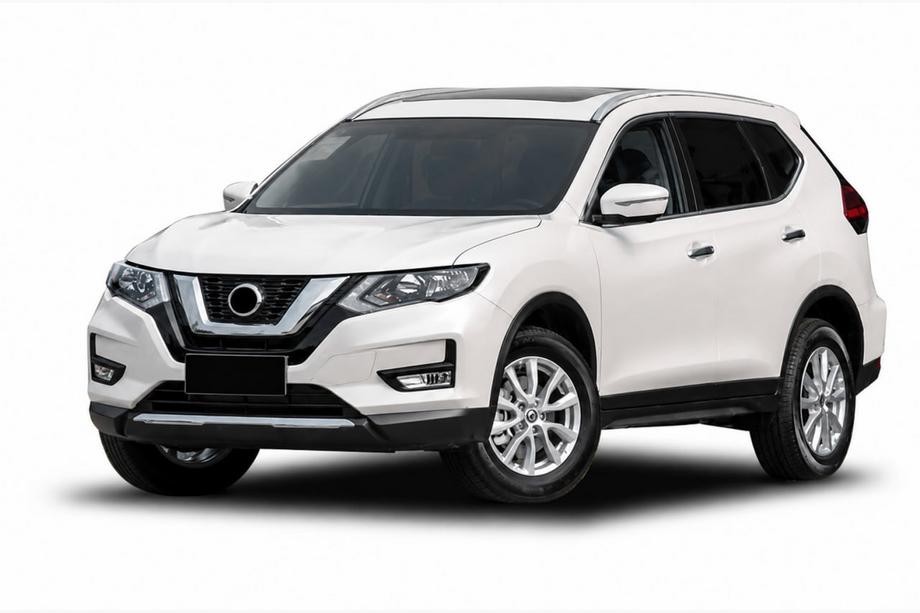 Nissan X-trail T32/Rogue 2014-2021 Mancorrenti tetto integrati grigi OEM (per X-trail, alluminio, installazione con adesivo) Foto 5