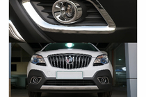 Opel Mokka 2012-2021 Coperture cromate per fendinebbia Libao (2 pz, plastica) foto 2